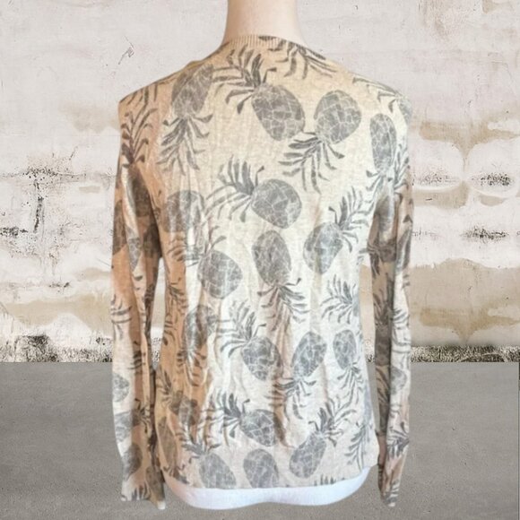 Mossimo Supply Co. Cream and Gray Cardigan - Picture 3 of 5